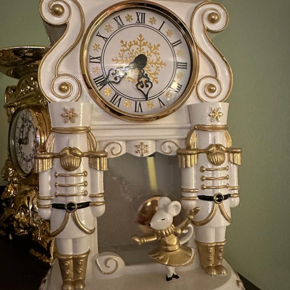 Nutcracker Clock Candle Holder Bath & Body Works